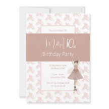 illusima ballerina roze fee 10e verjaardag