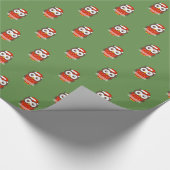 illusima Ballerina Uil Kerst Groen Cadeaupapier (Hoek)