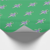 illusima ballet fee groen inpakpapier (Hoek)