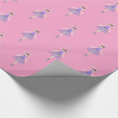 illusima ballet fee licht roze inpakpapier (Hoek)