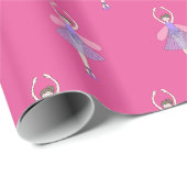 illusima Ballet Fee Pink Inpakpapier (Rol Hoek)