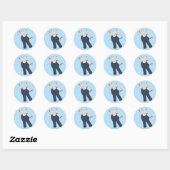 illusima Ballet Hippo Ronde Sticker (Vel)