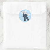 illusima Ballet Hippo Ronde Sticker (Tas)