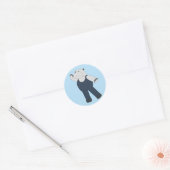 illusima Ballet Hippo Ronde Sticker (Envelop)