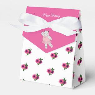 illusima Ballet Nijlpaard Kleine Roze Rozen Cadeau Bedankdoosjes