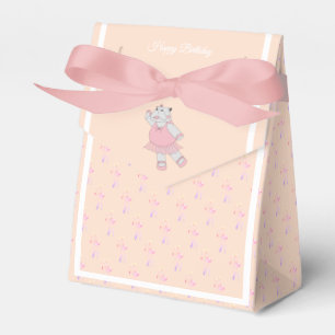 illusima Ballet Nijlpaard Pastel Tulpen Cadeau/ Bedankdoosjes