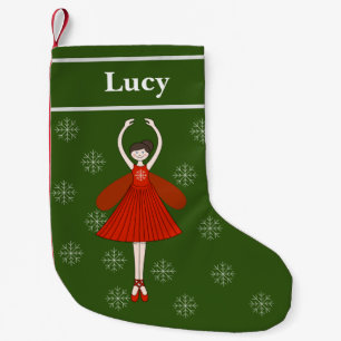 illusima Balletfee Kerstsneeuwvlokken Groen Kleine Kerstsok