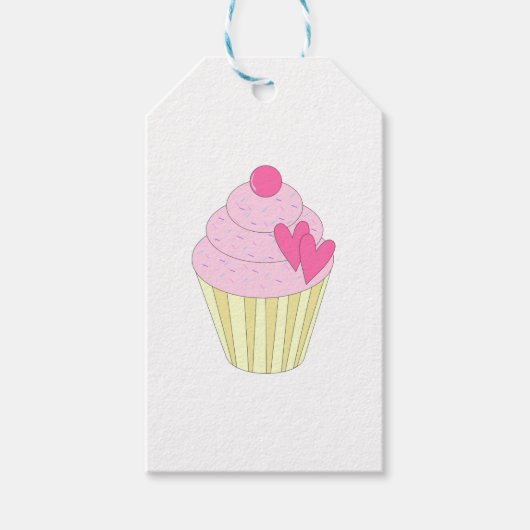 illusima Blue & White Twine Cadeaulabel (Voorkant)