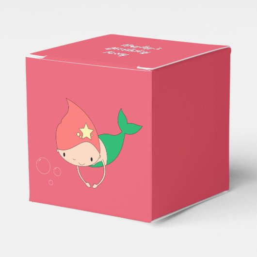 illusima Cotton Snoep Mermaid Bedankdoosjes (Voorkant Zijde)