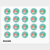 illusima Cotton Snoep Mermaid Ronde Sticker (Vel)