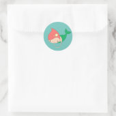 illusima Cotton Snoep Mermaid Ronde Sticker (Tas)