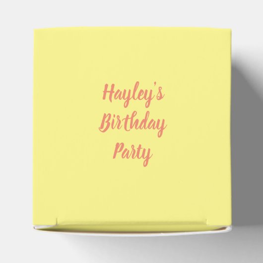 illusima Decorated Cupcakes Bedankdoosjes (Bovenkant)