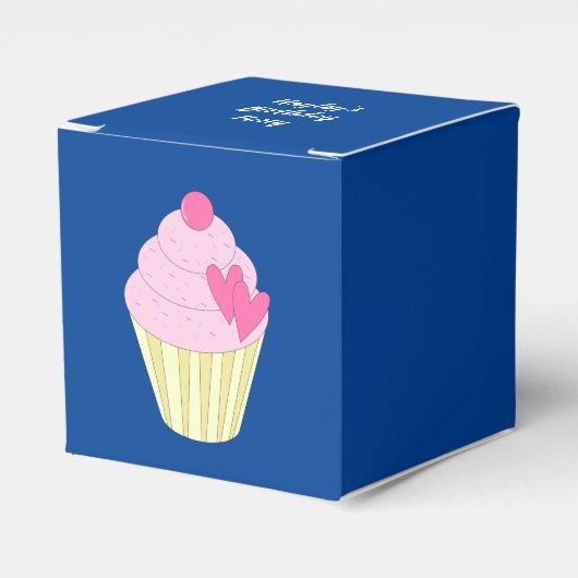 illusima Decorated Cupcakes Bedankdoosjes (Voorkant Zijde)