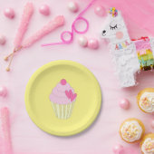 illusima Design Geel Papieren Bordje (Feest)