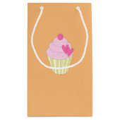 illusima Design Oranje Klein Cadeauzakje (Achterkant)