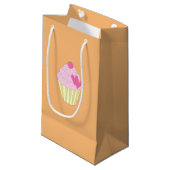 illusima Design Oranje Klein Cadeauzakje (Voorkant Gekanteld)