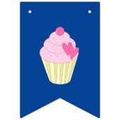 illusima Donkerblauw Vlaggetjes (Tweede vlag)