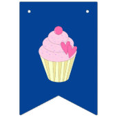 illusima Donkerblauw Vlaggetjes (Derde vlag)