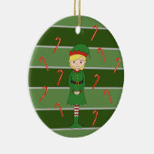 illusima Elf Meisje Kerstmis Special Keramisch Ornament (Rechts)