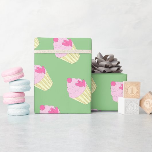 illusima Groene Cadeau Cadeaupapier (Baby Shower)