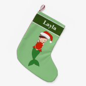 illusima Layla Mermaid Kerstmis Speciaal Kleine Kerstsok (Voorkant (Hangend))