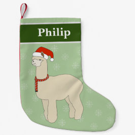 illusima Llama Kerstsneeuwvlokken Kleine Kerstsok
