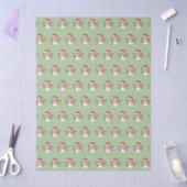 illusima meneer uil kerst lichtgroen tissuepapier (Craft)