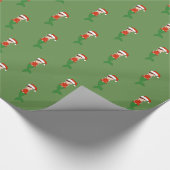 illusima Mermaid Kerstgroen Cadeaupapier (Hoek)