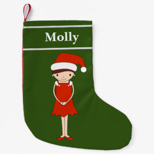 illusima Molly Elf met kerstmis Kleine Kerstsok