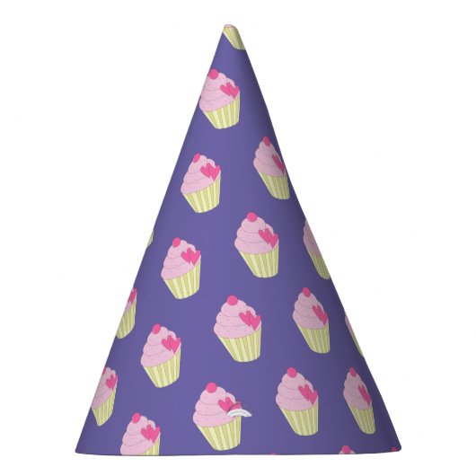 illusima Paars Feesthoedjes (Rechts)