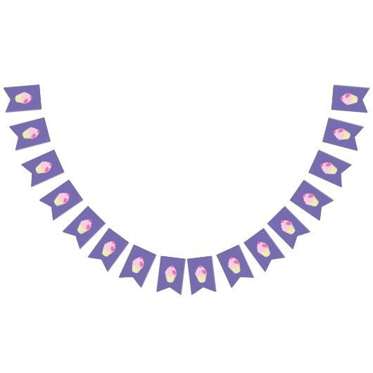 illusima Paars Vlaggetjes (Alle)