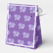 illusima Paarse Rozen Blue Birthday Gift/ Bedankdoosjes (Achterkant)