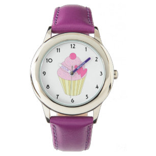 illusima Paarse Strikken Kinderen Horloge