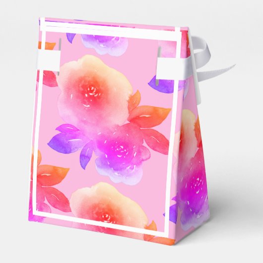 illusima Rainbow Flower Pattern Birthday Gift/ Fav Bedankdoosjes (Achterkant)