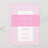 illusima Regenboog Cupcake 1e Verjaardagsfeest Kaart (Voorkant / Achterkant)