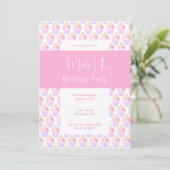 illusima Regenboog Cupcakes 1e Verjaardagsfeest Kaart (Staand voorkant)