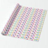 illusima Regenboog Driehoek Feestje Cadeaupapier (Uitgerold)