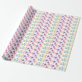 illusima Regenboog Driehoek Feestje Cadeaupapier