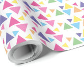 illusima Regenboog Driehoek Feestje Cadeaupapier (Rol Hoek)
