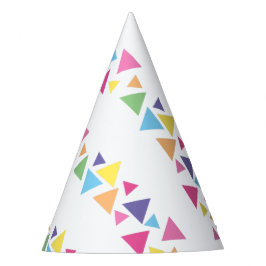 illusima Regenboog Driehoeken Diagonale Feest Feesthoedjes
