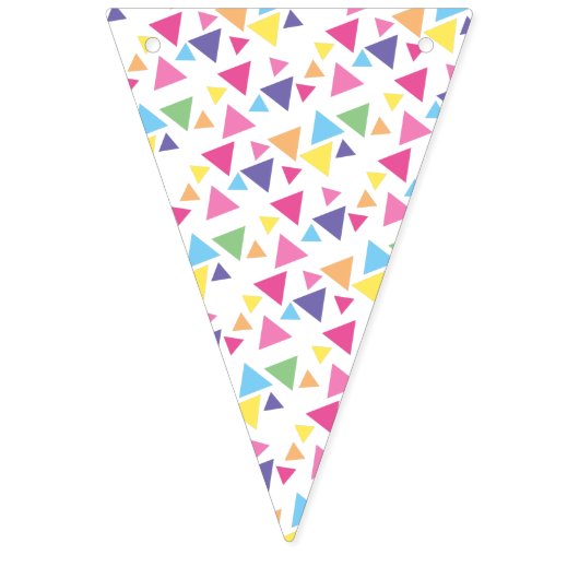 illusima Regenboog Driehoekjes Feest Vlaggetjes (Eerste vlag)