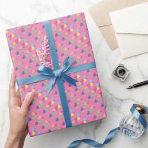illusima Regenboog Liefdes Hartjes Cadeaupapier