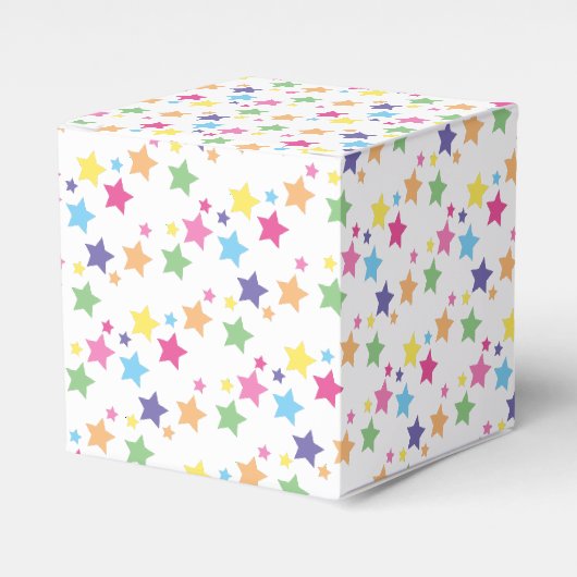 illusima Regenboog Sterren Patroon Feest Bedankdoosjes (Voorkant Zijde)