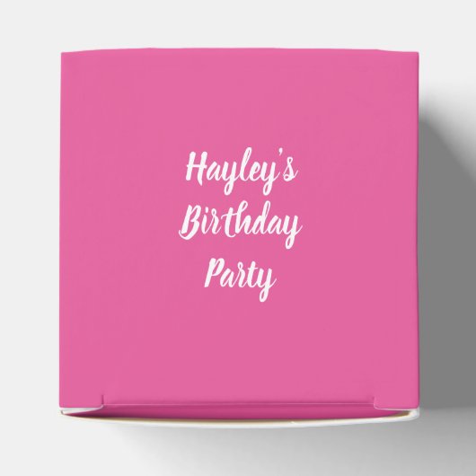 illusima Roze Bedankdoosjes (Bovenkant)