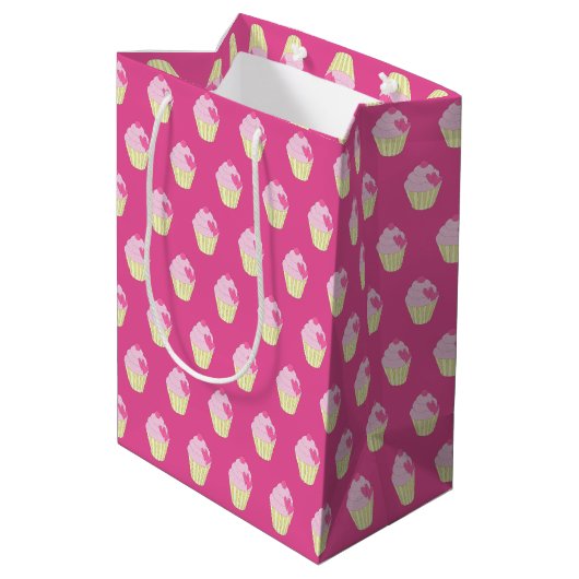 illusima Roze Medium Cadeauzakje (Achterkant Gekanteld)