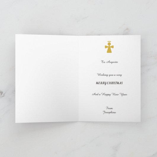 illusima Toekan Kerstsneeuwvlokken Kerstkaart Feestdagen Kaart (Binnen)