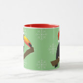 illusima Toekan Kerstsneeuwvlokken Mok (Midden)