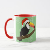 illusima Toucan Christmas Snowflakes Mok (Links)