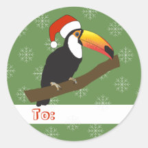 illusima Toucan kerstsnowflakes Green