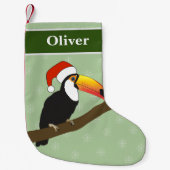 illusima Toucan kerstsnowflakes Kleine Kerstsok (Voorkant)
